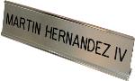 Aluminum Desk Plate