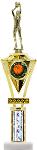 Jewel Series #figure6# Trophy with a round column on a marble base