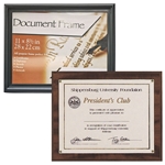 Certificate, Framed & Shadowbox