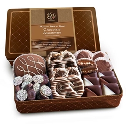 Premium Handmade Chocolates Deluxe Assortment in Gift Tin